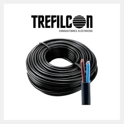 CABLE TIPO TALLER 2 X 2,5 NORMALIZADO NEGRO TREFILCON *