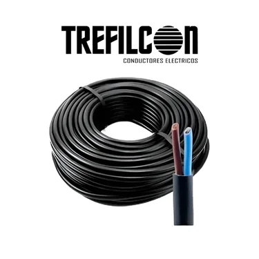 CABLE TIPO TALLER 2 X 2,5 NORMALIZADO NEGRO TREFILCON *