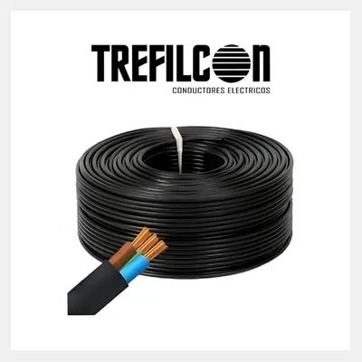 CABLE TIPO TALLER 3 X 1,5 NORMALIZADO NEGRO TREFILCON *