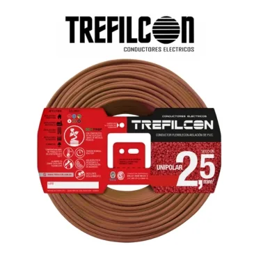 CABLE UNIPOLAR 1 X 2,5 NORMALIZADO  MARRON TREFILCON *