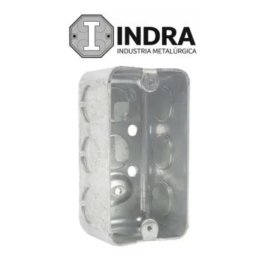 Caja Rectangular 5x10 cm Hierro Indra
