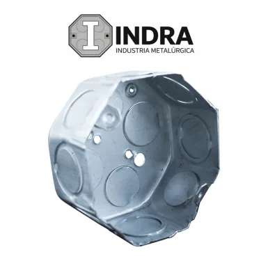 Caja Octogonal 7x7 cm Hierro Indra