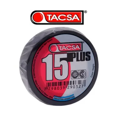 CINTA AISLADORA TACSA 19MM X 10M X 0,15MM NEGRA