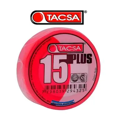 CINTA AISLADORA TACSA 19MM X 10M X 0,15MM ROJA