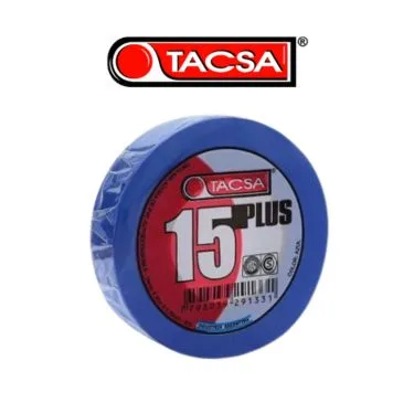 CINTA AISLADORA TACSA 19MM X 10M X 0,15MM AZUL