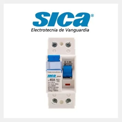 DISYUNTOR BIPOLAR 2 X 40 SICA 785640