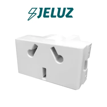 MODULO TOMA C/NEUTRO BLANCO JELUZ VERONA