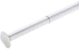 Barral Extensible 1 a 2 m Aluminio Pulido