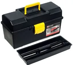 CAJA HERRAMIENTAS PLASTICA 16" CON BANDEJA KASSE