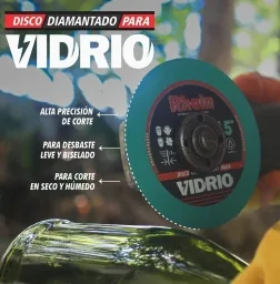 DISCO DE CORTE PARA VIDRIO 115 MM RHEIN