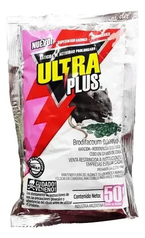 ULTRA CEBO RATICIDA DISPLAY 30 x 50 GRS
